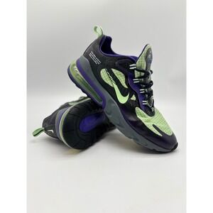 Nike Air Max 270 React Black Electric Green Court Purple CT1617-001 Mens 13